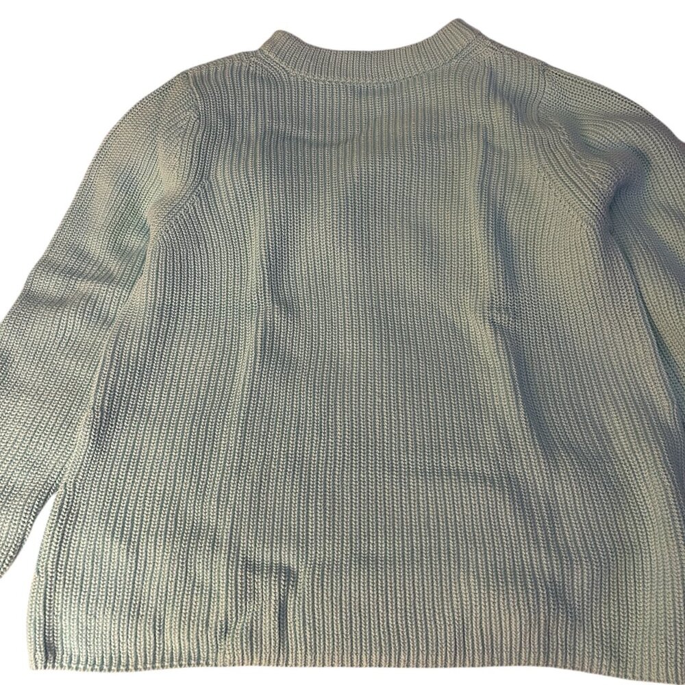 NWT Women's Talbot Blue Shaker Stitch Sweather, sz XL - Picture 3 of 5